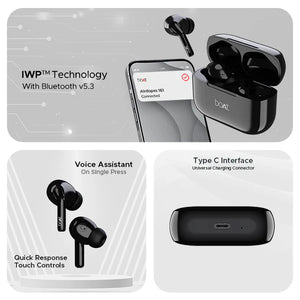 boAt Airdopes 161 Wireless Earbuds with Massive Playback