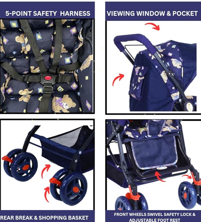 INFANTO Baby Stroller Newborn/Toddler/Kid