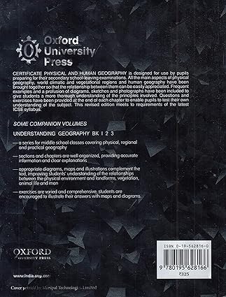 Certificate Physical And Human Geography (English) | Best Seller For UPSC Aspirants And Other Competitive Examinations