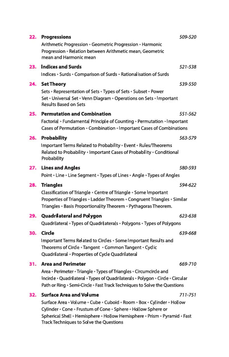 Fast Track Objective Arithmetic by Rajesh Verma | SSC (10+2, CGL, CPO, MTS), State Police Recruitments & All other Competitive Exams | Completely Revised Edition 2025-26