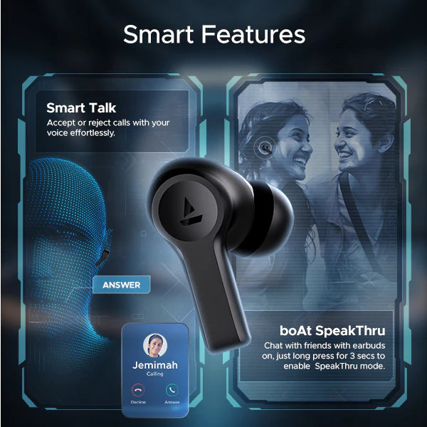 boAt Airdopes Flex 454 ANC Wireless Earbuds