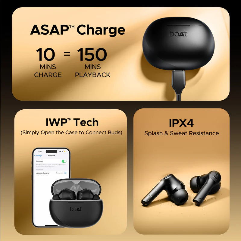 boAt Airdopes Supreme Wireless Earbuds