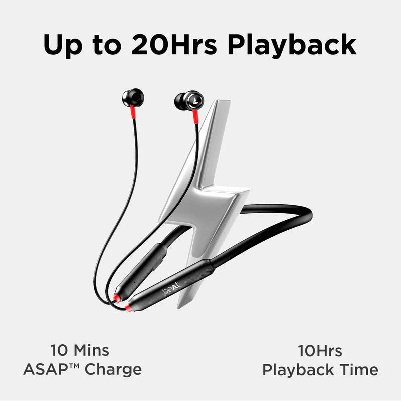 boAt Rockerz 185 Pro Wireless Neckband with ENx