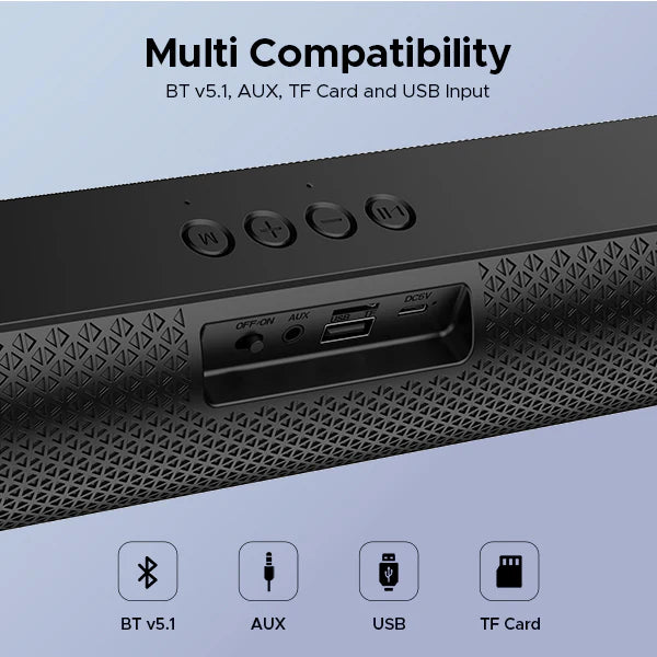 boAt Aavante Bar 480 Bluetooth Soundbar with 10W RMS Signature Sound