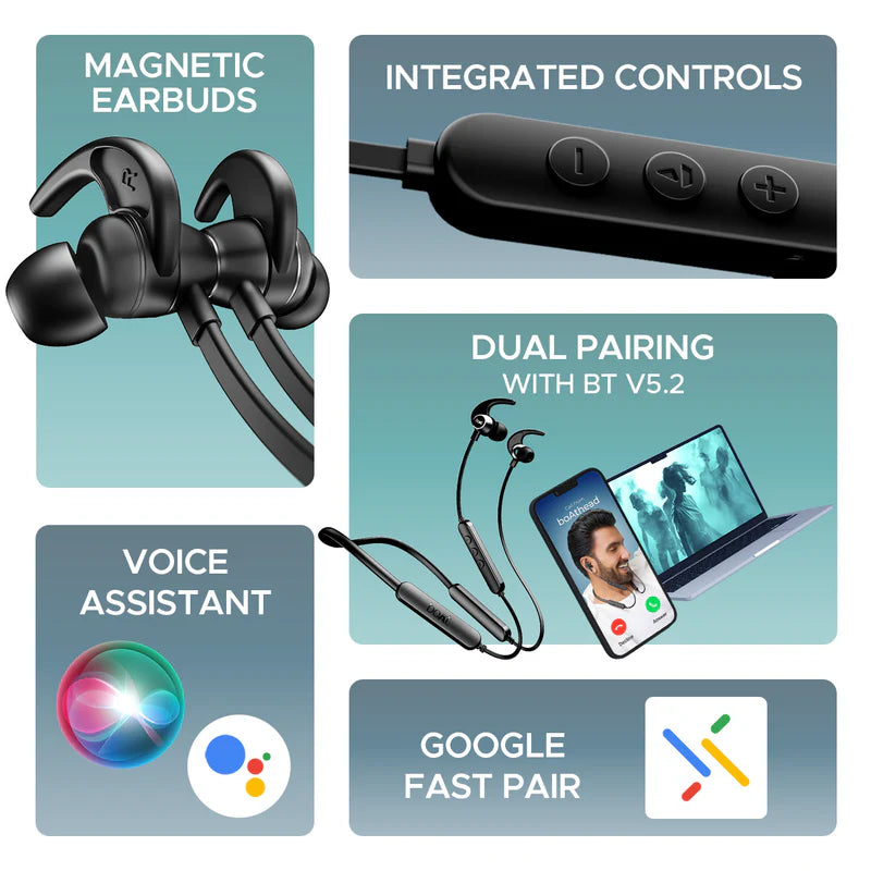 boAt Rockerz 255 Pro+ Bluetooth Earphone