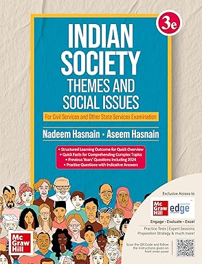Indian Society: Themes and Social Issues | English | 3rd Edition (Latest) | UPSC | Civil Services Exam