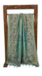 Pure Tissue Handloom Banarasi Saree With Chikankari